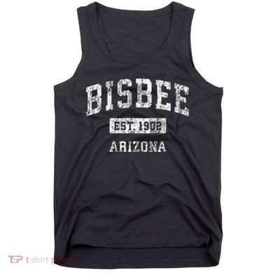 Bisbee Arizona Az Vintage Established Tank Top