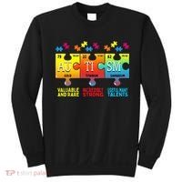 Black Autism Awareness Puzzle Classic Fit Short Sleeve Cotton & Polyester Blend Sweatshirt thumb 0