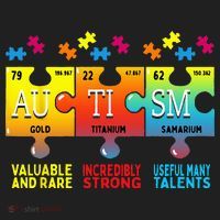 Black Autism Awareness Puzzle Classic Fit Short Sleeve Cotton & Polyester Blend Hat thumb 2
