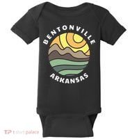 Bentonville Arkansas Ar Mountain Vacation Souvenir Baby Bodysuit thumb 0