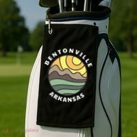 Bentonville Arkansas Ar Mountain Vacation Souvenir Golf Towel thumb 2