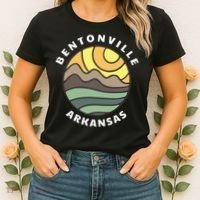 Bentonville Arkansas Ar Mountain Vacation Souvenir Women's T-Shirt thumb 2