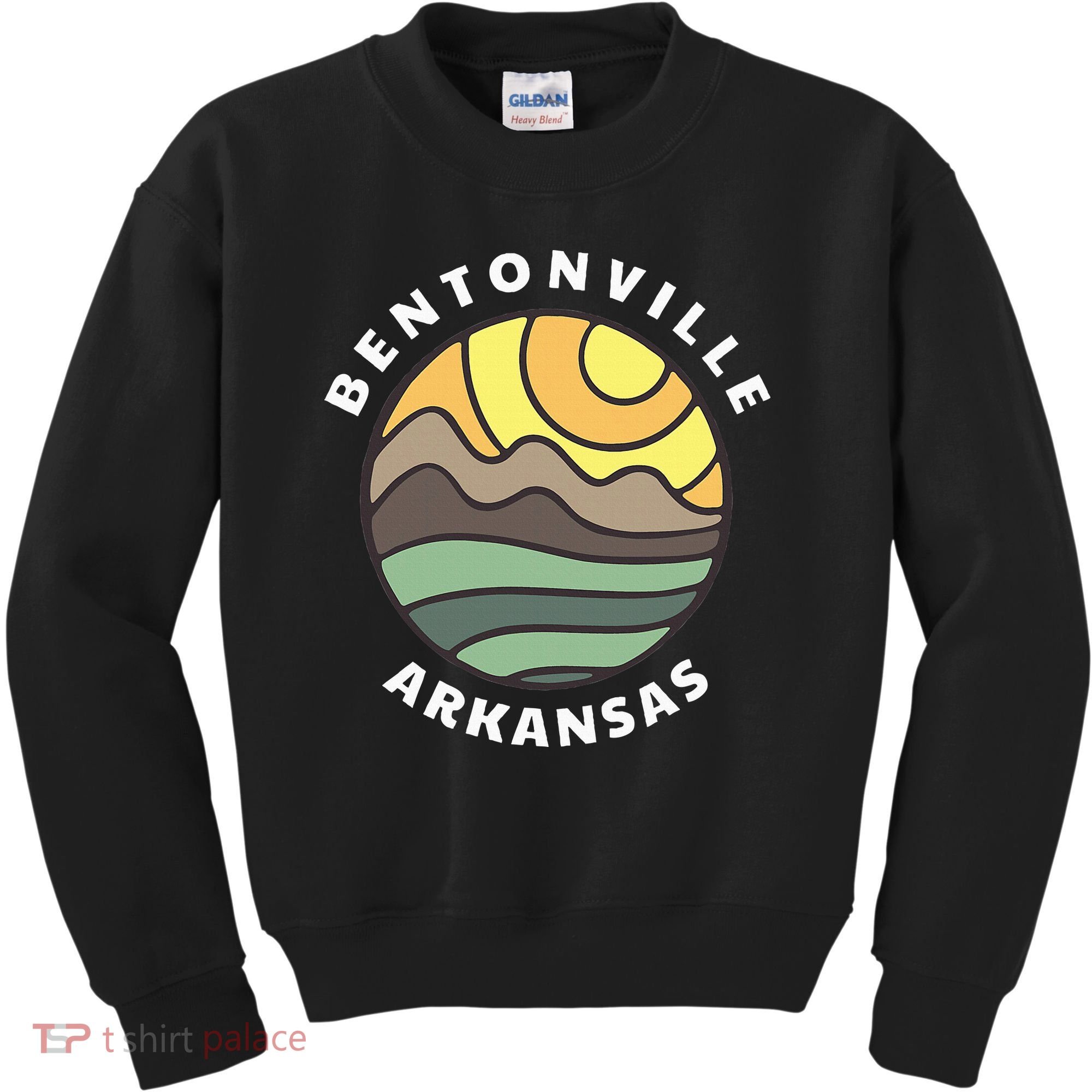 Bentonville Arkansas Ar Mountain Vacation Souvenir Kids Sweatshirt