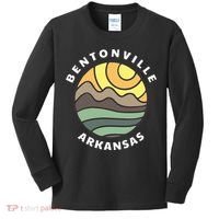 Bentonville Arkansas Ar Mountain Vacation Souvenir Kids Long Sleeve Shirt thumb 0