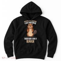 Beavers Are Awesome Girl Women Beaver Hoodie thumb 0
