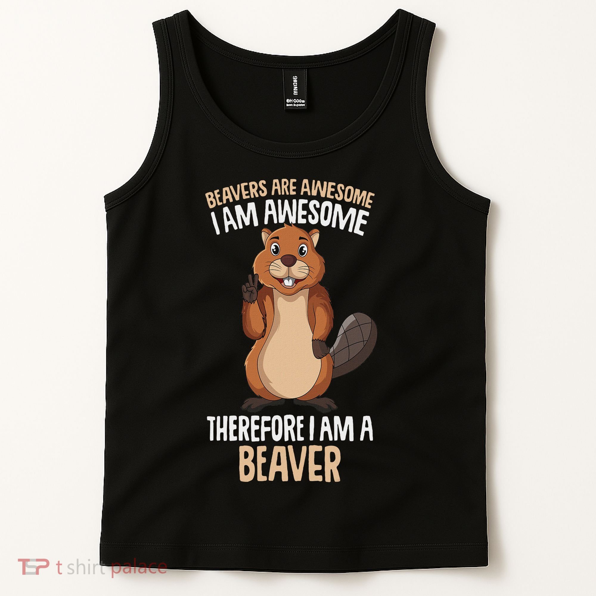 Beavers Are Awesome Girl Women Beaver Tank Top
