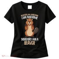 Beavers Are Awesome Girl Women Beaver Women's T-Shirt thumb 0