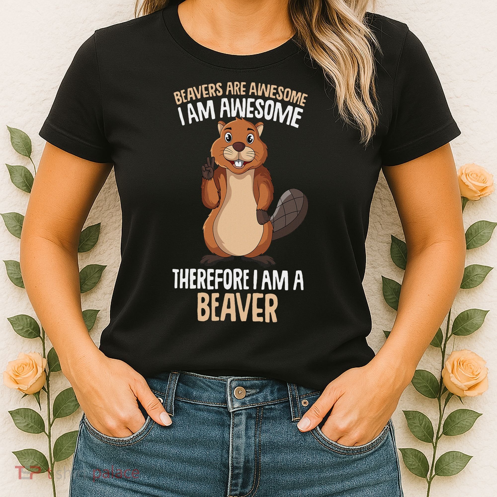 Beavers Are Awesome Girl Women Beaver Women's T-Shirt