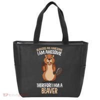 Beavers Are Awesome Girl Women Beaver Tote Bag thumb 0