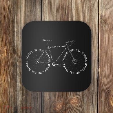 Bicycle Amazing Anatomy Cycling Coaster