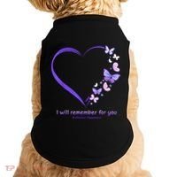 Butterfly Alzheimers Awareness Support Alzheimers Doggie Tank thumb 0