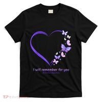 Butterfly Alzheimers Awareness Support Alzheimers T-Shirt thumb 0
