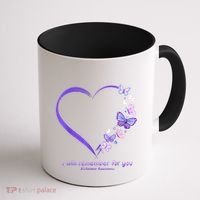 Butterfly Alzheimers Awareness Support Alzheimers Coffee Mug thumb 1