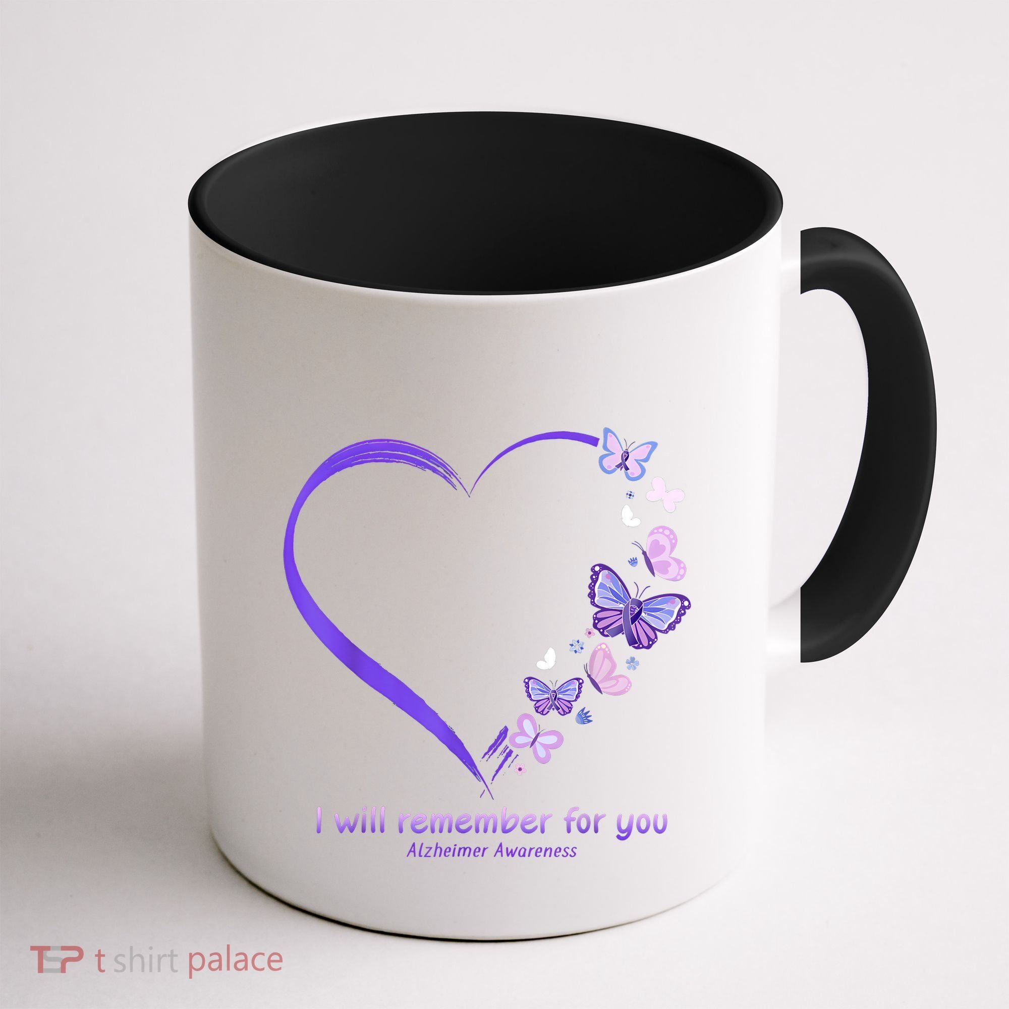 Butterfly Alzheimers Awareness Support Alzheimers Coffee Mug