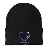Butterfly Alzheimers Awareness Support Alzheimers Beanie thumb 0