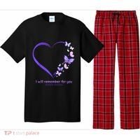 Butterfly Alzheimers Awareness Support Alzheimers Pajama Set thumb 0