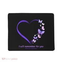Butterfly Alzheimers Awareness Support Alzheimers Mousepad thumb 0