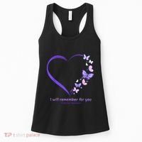 Butterfly Alzheimers Awareness Support Alzheimers Women's Tank Top thumb 0