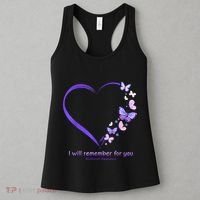 Butterfly Alzheimers Awareness Support Alzheimers Women's Tank Top thumb 3