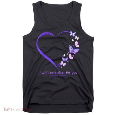 Butterfly Alzheimers Awareness Support Alzheimers Tank Top