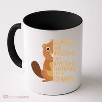 Beavers Are Awesome Humor Beaver Apparel Lover  Coffee Mug thumb 0