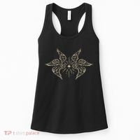 Biblically Accurate Archangel Wings Star Emo Alt Goth Women's Tank Top thumb 0