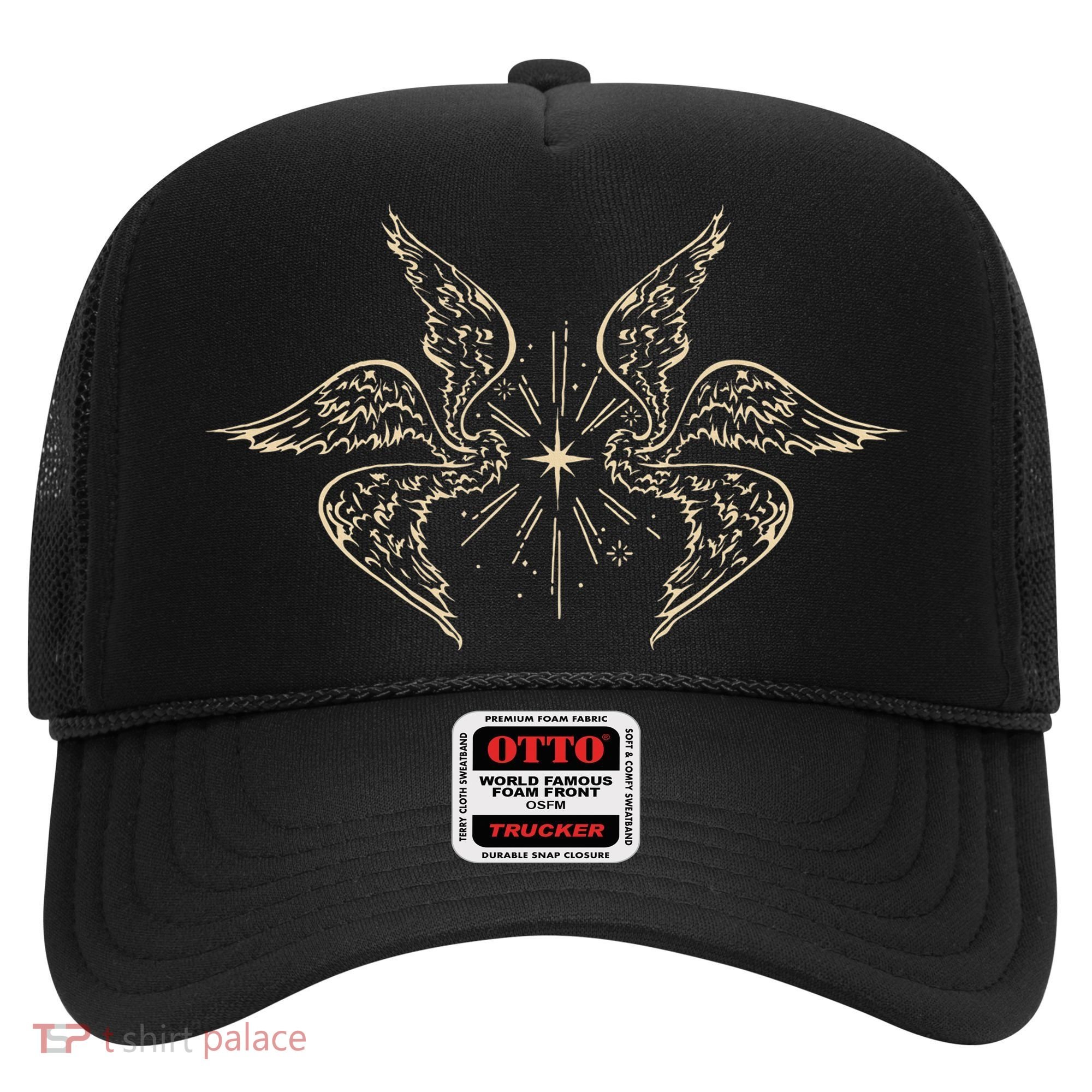 Biblically Accurate Archangel Wings Star Emo Alt Goth Hat