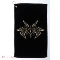 Biblically Accurate Archangel Wings Star Emo Alt Goth Golf Towel thumb 0