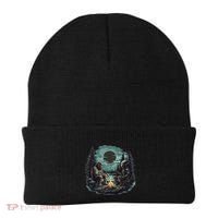 Bigfoot And Alien Camping Fire Beanie thumb 0