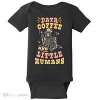 Behavior Analyst Aba I Like Data Coffee Skeleton Baby Bodysuit thumb 0