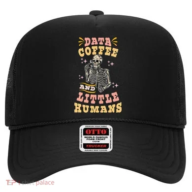 Behavior Analyst Aba I Like Data Coffee Skeleton Hat