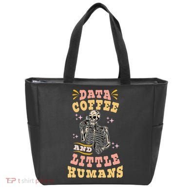 Behavior Analyst Aba I Like Data Coffee Skeleton Tote Bag