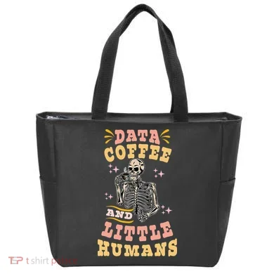 Behavior Analyst Aba I Like Data Coffee Skeleton Tote Bag