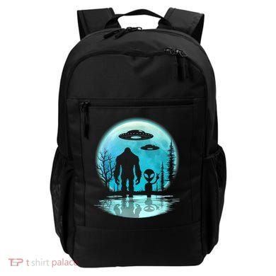 Bigfoot And Alien UFO Backpack
