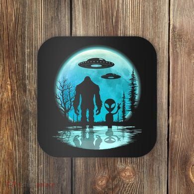 Bigfoot And Alien UFO Coaster