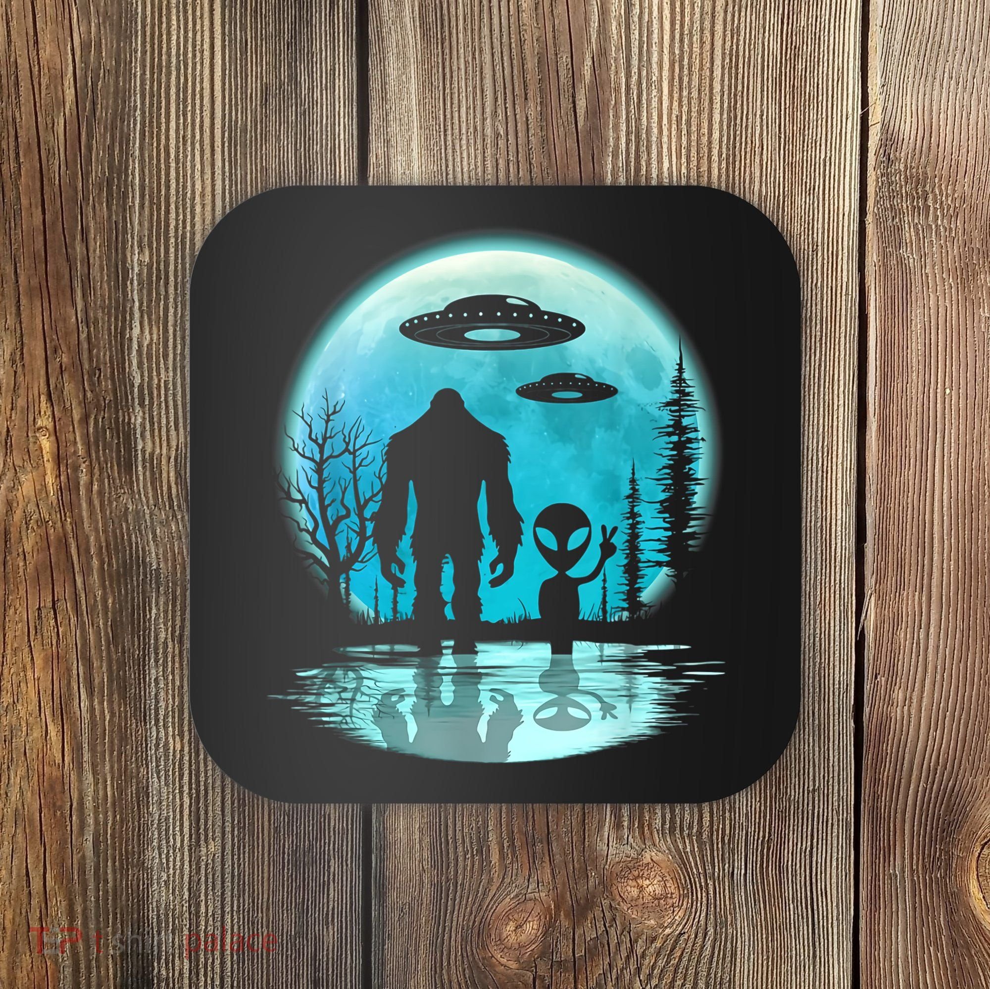 Bigfoot And Alien UFO Coaster