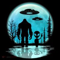 Bigfoot And Alien UFO Visor thumb 3
