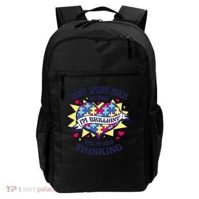 Brilliant Autism Awareness Quote Backpack