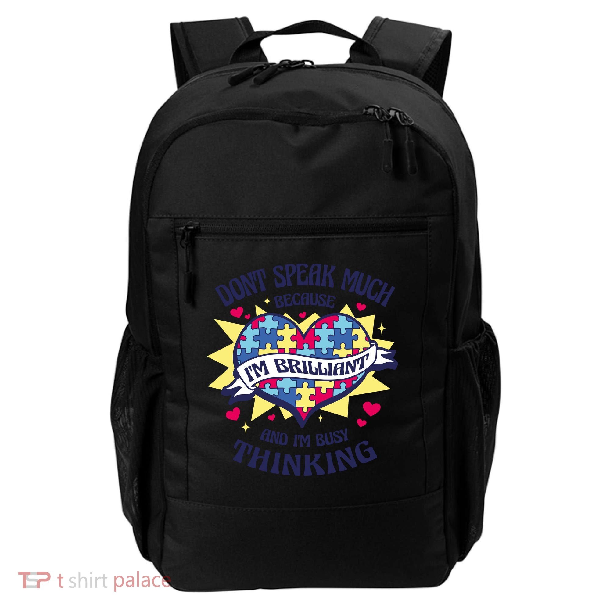 Brilliant Autism Awareness Quote Backpack