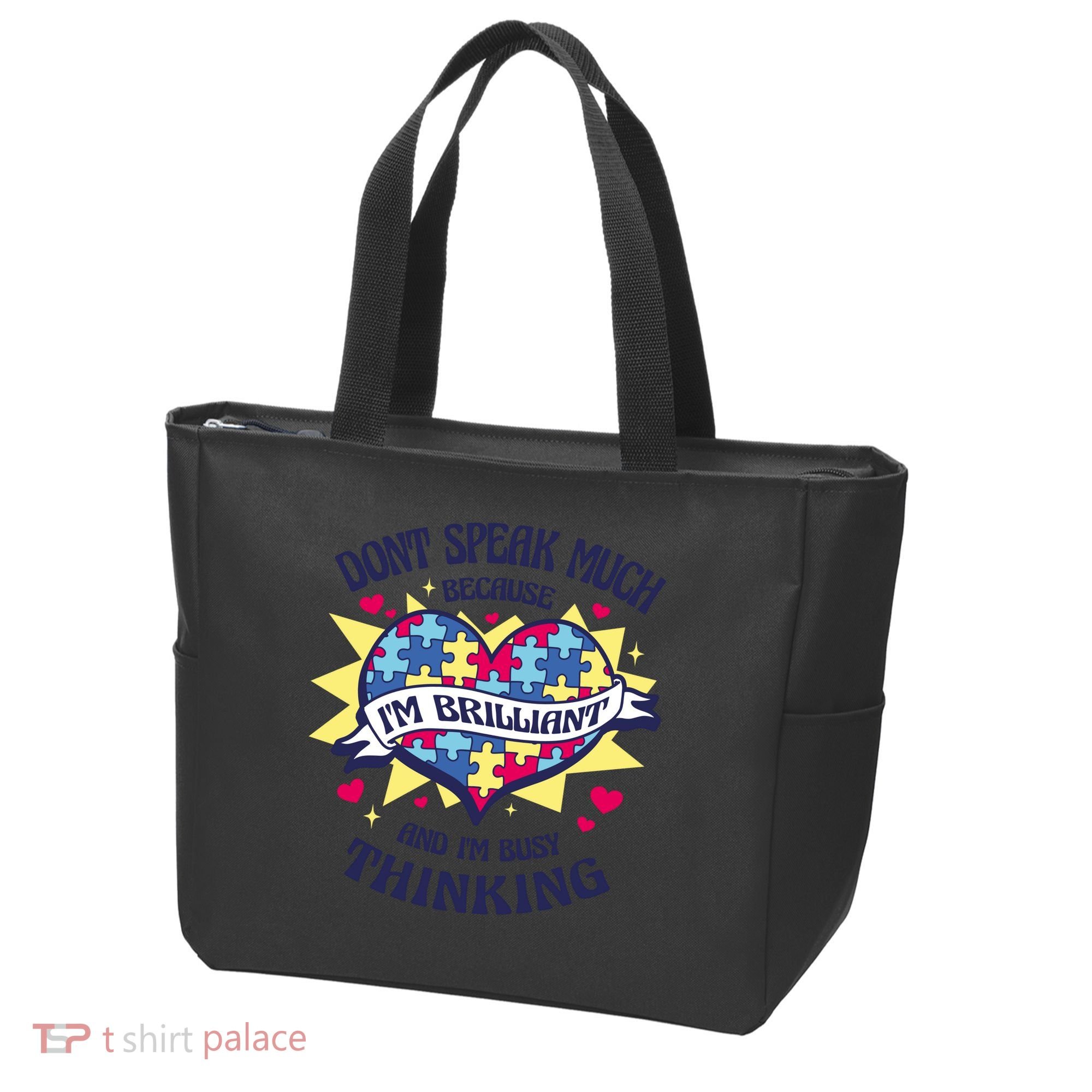 Brilliant Autism Awareness Quote Tote Bag