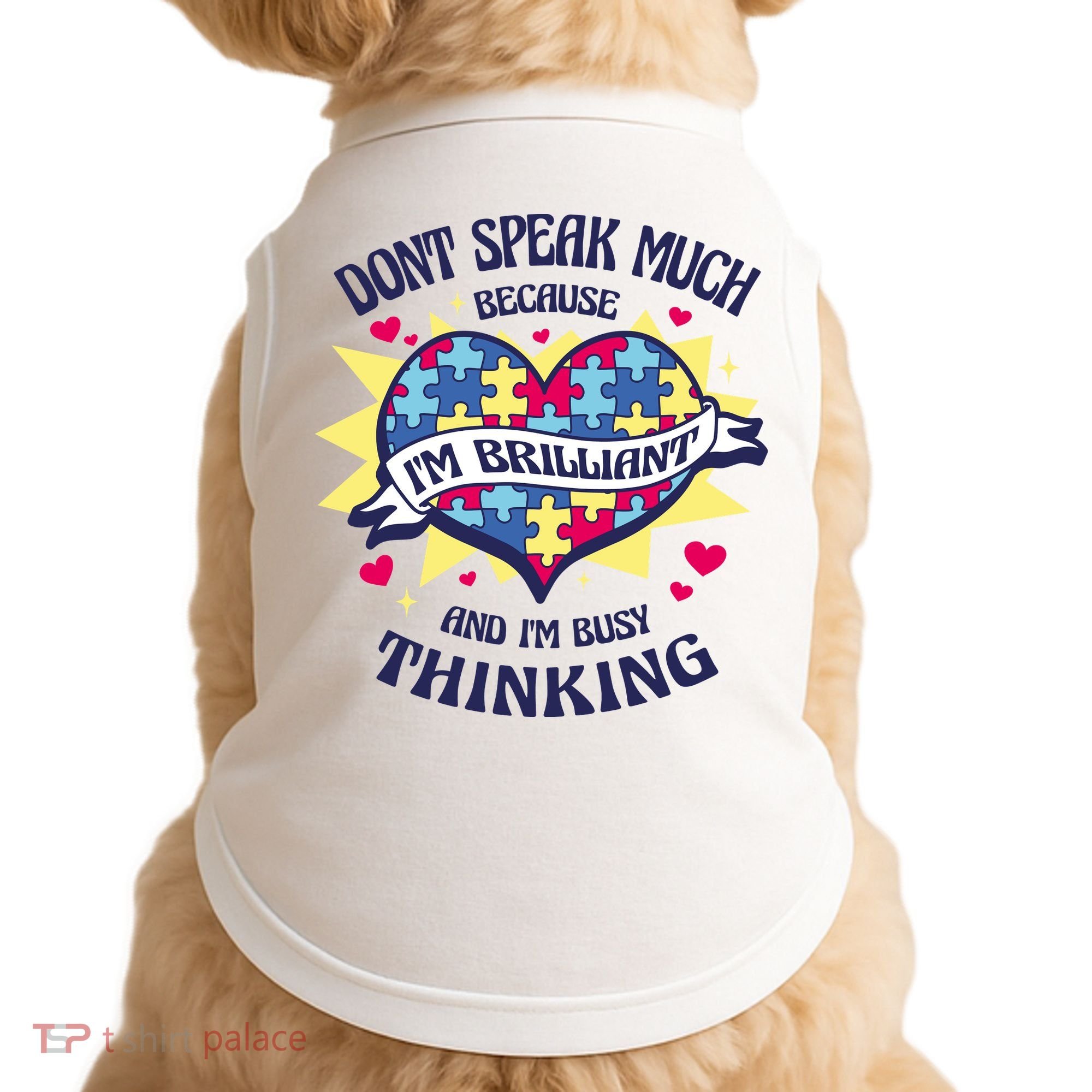 Brilliant Autism Awareness Quote Doggie Tank