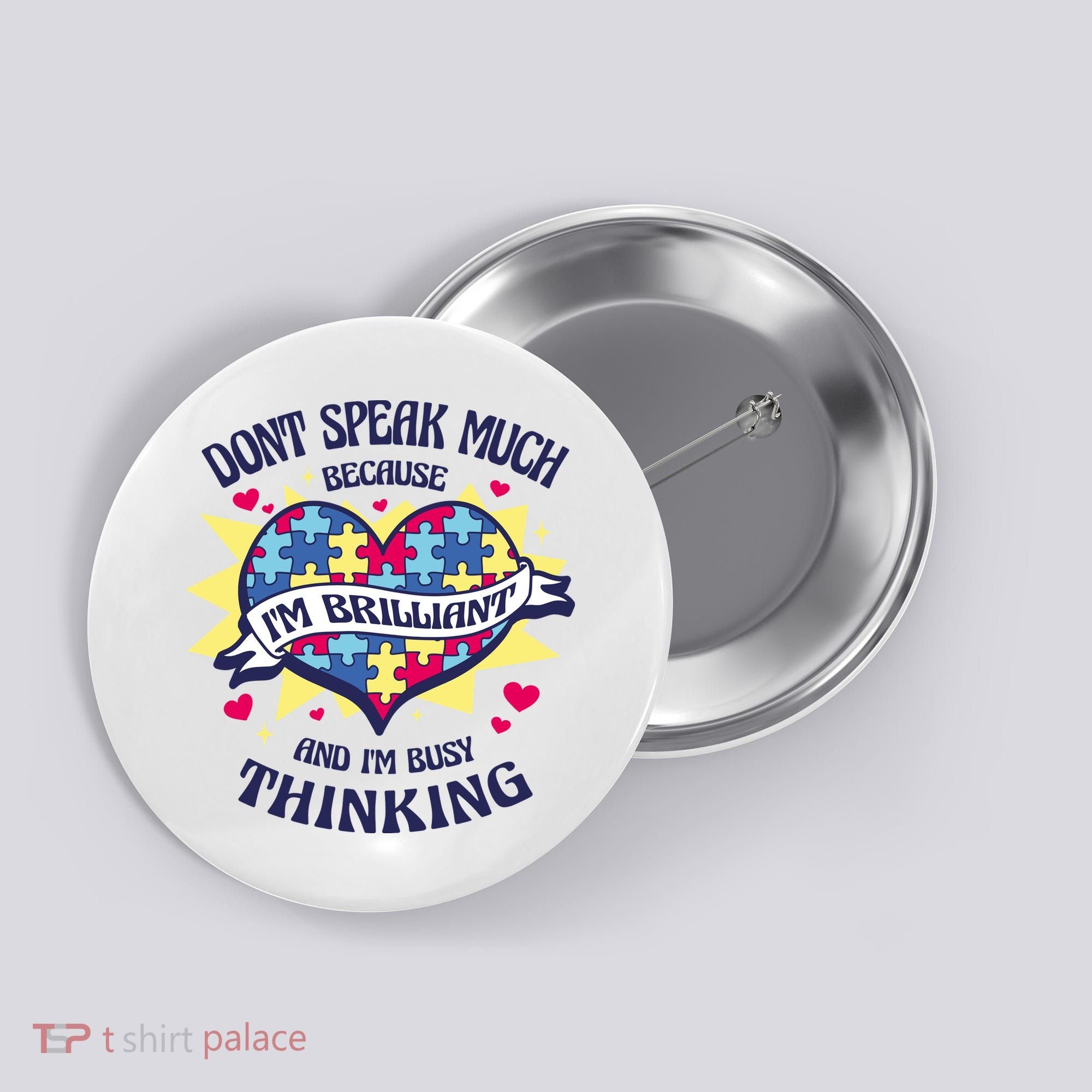 Brilliant Autism Awareness Quote Button