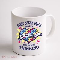Brilliant Autism Awareness Quote Coffee Mug thumb 1