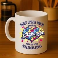 Brilliant Autism Awareness Quote Coffee Mug thumb 4