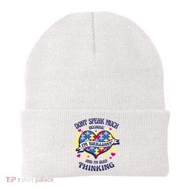 Brilliant Autism Awareness Quote Beanie