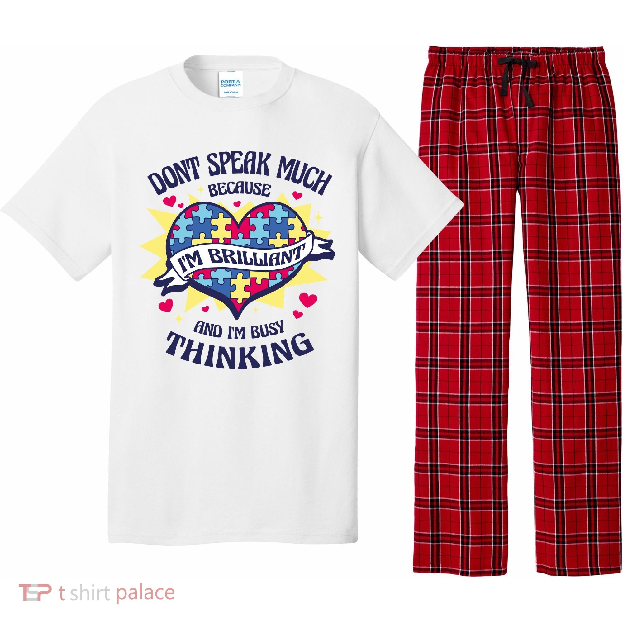 Brilliant Autism Awareness Quote Pajama Set
