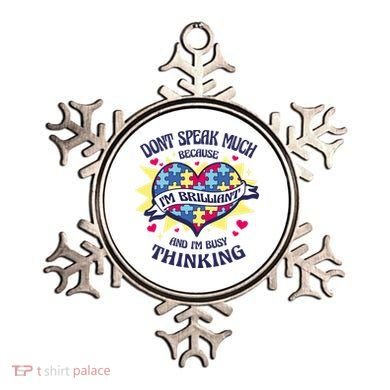 Brilliant Autism Awareness Quote Ornament