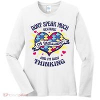 Brilliant Autism Awareness Quote Women's Long Sleeve Shirt thumb 0