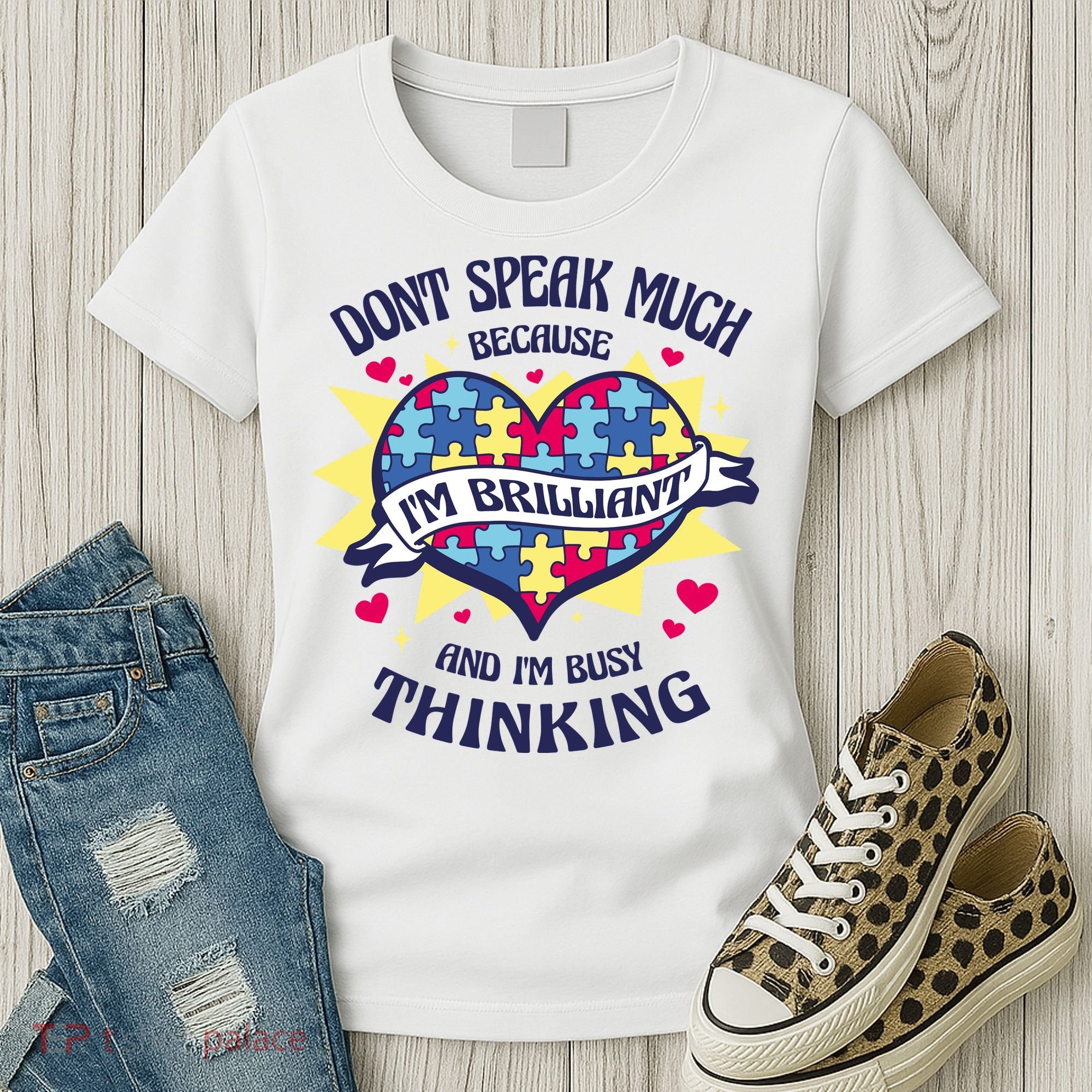 Brilliant Autism Awareness Quote Women's T-Shirt
