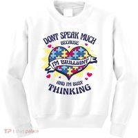 Brilliant Autism Awareness Quote Kids Sweatshirt thumb 0